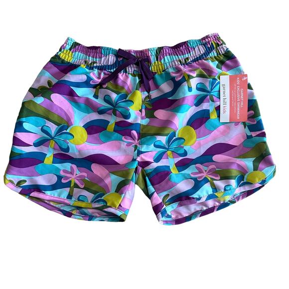Garnet Hill Kids Seaside Board Shorts 14 - Picture 1 of 7